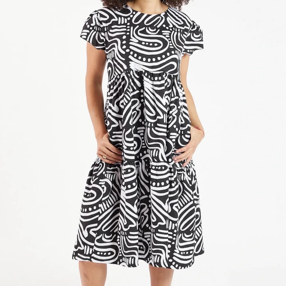 NOOWORKS RIPPLE FRIDA DRESS - XL